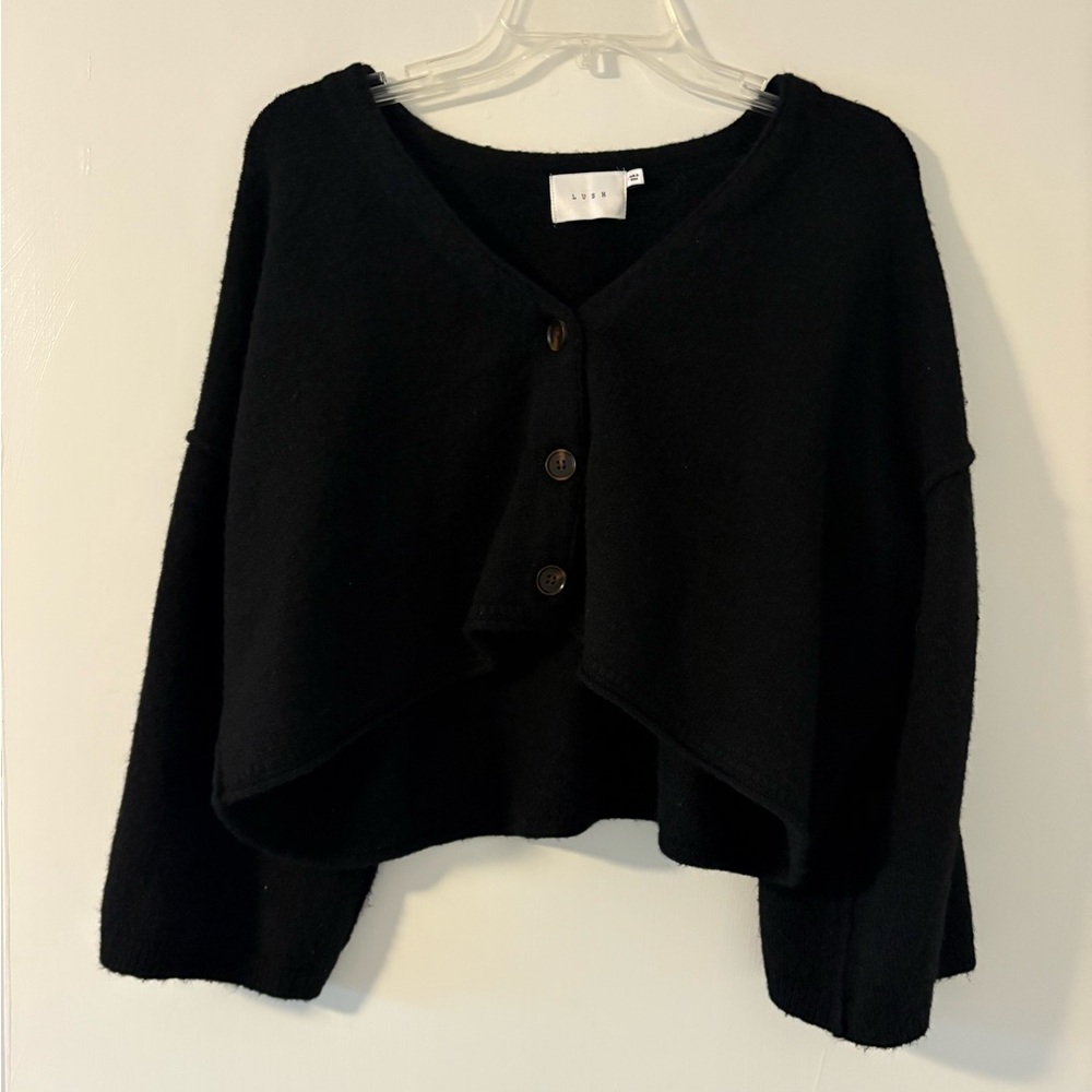 Cropped Black Sweater